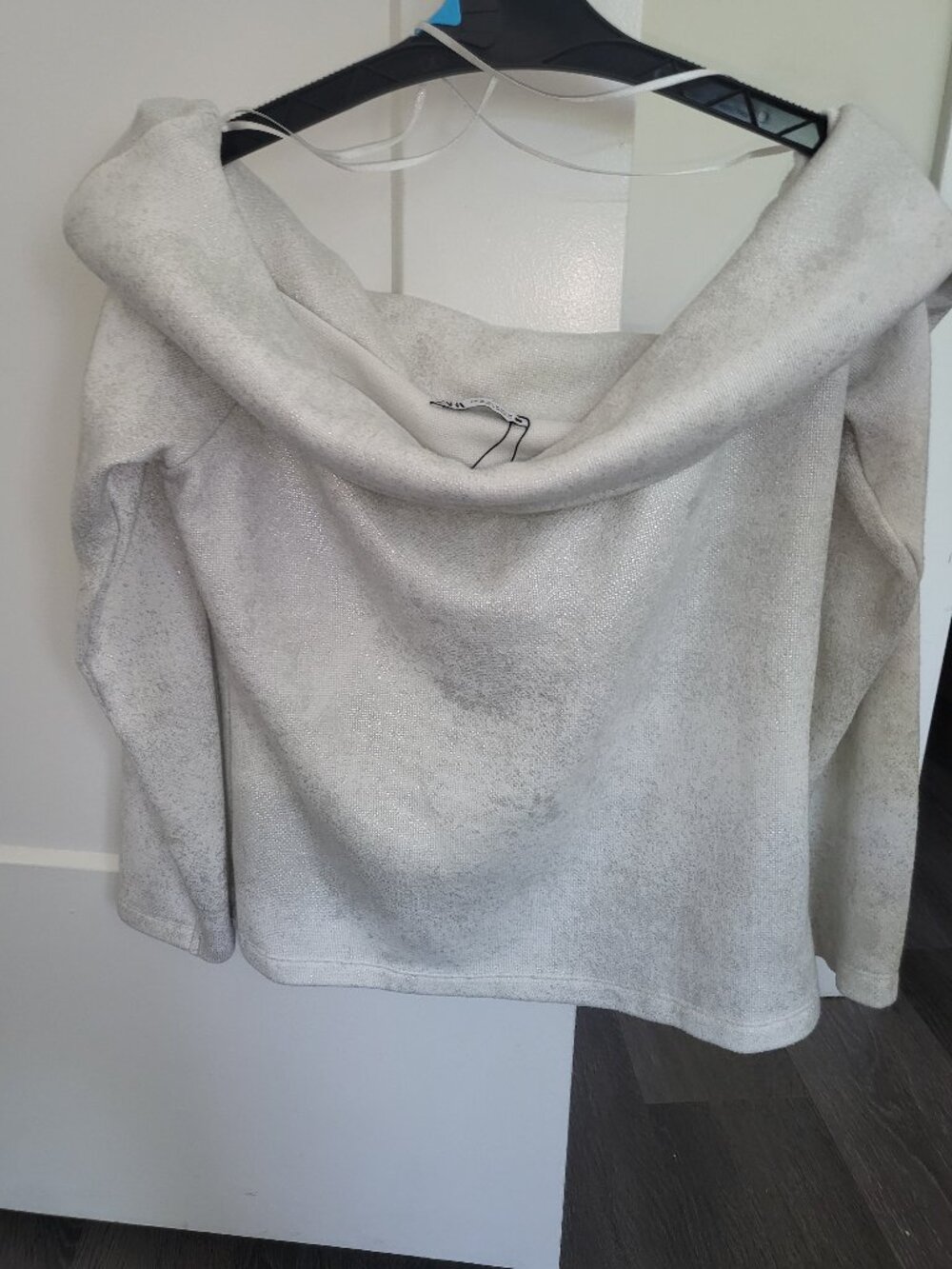 Silver hoodie